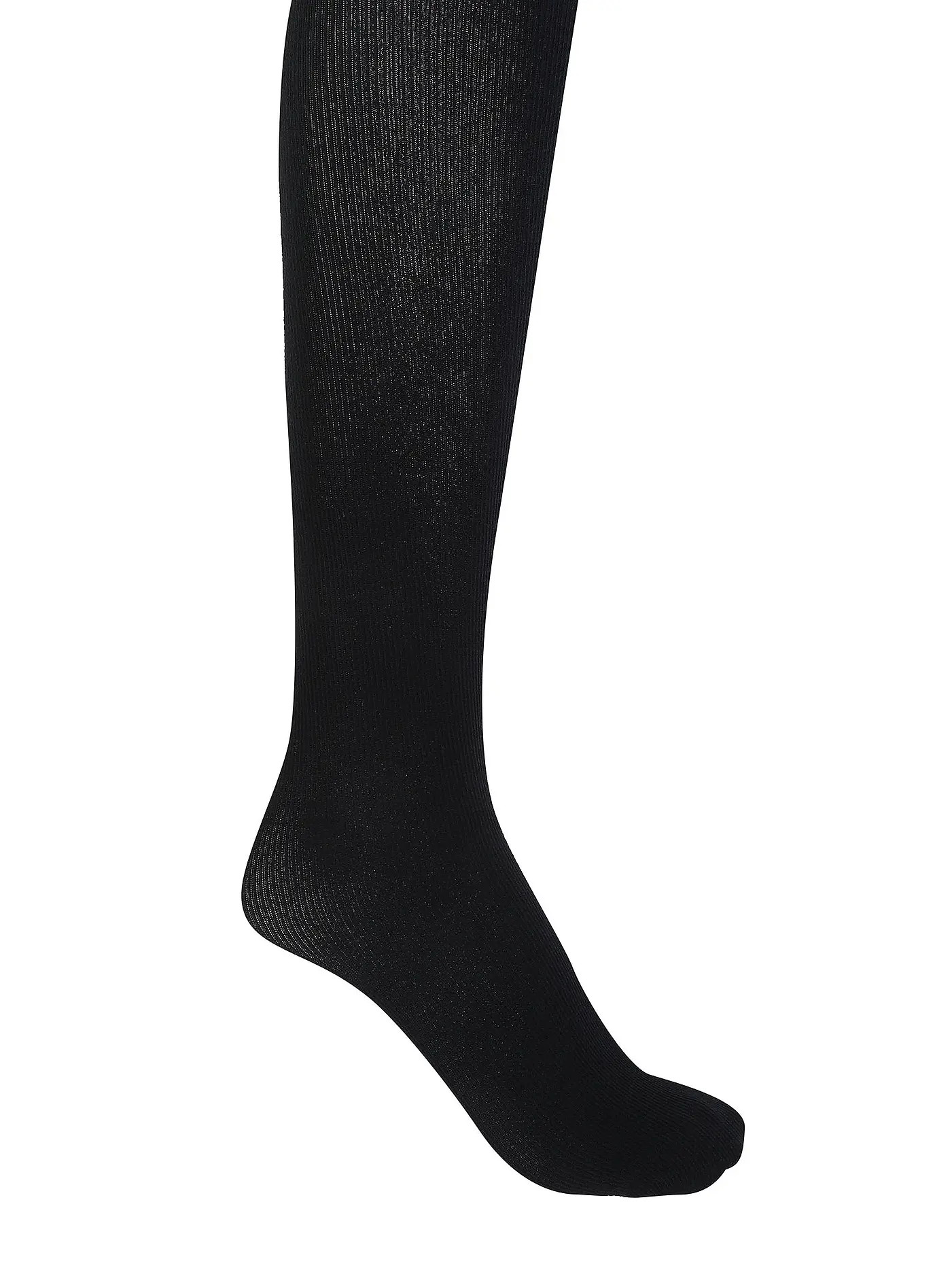 WOLFORD | Modestrumpfhose Mary Cotton Rib Black | 